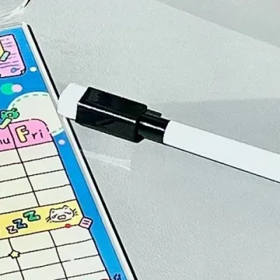 Acrylic Magnetic Monthly Weekly Planner Fridge Magnet Hanging Schedule Board Erasable Memo Bulletin Board Business Supplies