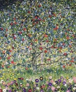 Jigsaw Puzzle 1000Pieces Gustav Klimt Flower Garden Courtyard Artwork Stress Relief Puzzle Wall Art Decor Gift