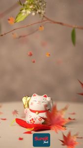 แมวญี่ปุ่น แมวนำโชค LM03-1