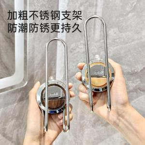 Bathroom Suction Cup Hair Accessory Organizer Iron Material Necklace Bracelet Hook Hairpin Elastic Band Holder Storage Rack