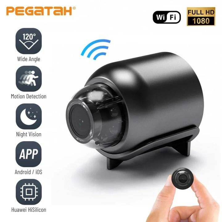 Mini WiFi Camera Full HD 1080P IR Night Vision Motion Detection Wide ...