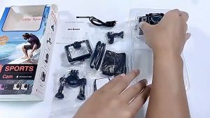 Waterproof Kamera Aksi/Kamera Olahraga Olahraga Mini/Vlog 1080P Multifungsi Luar Ruangan Berkuda Sepeda Motor Kamera Aksi Kamera Aksi Menyelam Kamera No Wifi