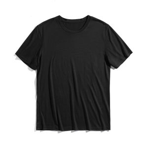 Washable Mens Ultrafine 17.5 Merino Wool Short Sleeve T-shirt 170gsm Double Thread Close Fit Sweat Wicking Quick Dry Outdoor Casual Wear