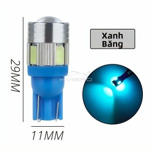 Đèn Hậu Ô Tô Đa Năng T10 5630 LED Đèn Xi Nhan Đèn Phanh Đèn Báo Rẽ W5W 6SMD Nhiều Màu Sắc 2/10 Cái