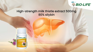 BiO-LiFE Livasil (100s+30s / 100s / 30s) Milk Thistle Extract High Strength Daily Liver Detox Tonic Supplement Tablets