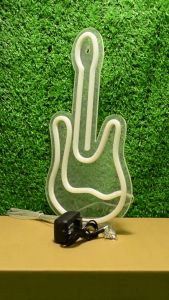 ป้ายไฟLED ป้ายไฟนีออน ป้ายไฟอะคริลิค ป้ายไฟหน้าร้าน " ป้ายไฟ กีต้า" แบบเสียบปลั๊กไฟ ป้ายไฟตกเเต่งร้าน