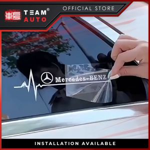TeamAutoCare TAC40342 Car Logo White/Holographic Sticker (2 Pcs)