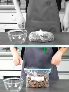 100Pcs Slider Gallon Food Storage Freezer Bags with Stand-Up Bottom Reusable Food Storage Bags Slide Zipper Bag Pouch JAF305