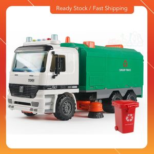 Extra Large Sweeper Rubbish Truck with Sound and Light 1:10 Toy Car Garbage Cleaning Vehicle Big Size