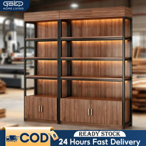GOLD Boltless Rack 4 Tier Display Cabinet Heavy Duty Supermarket Storage Shelves Fast Ship 多功能架子/置物架