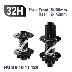 ARC Bearing Hub 6 Pawls 28 32 36 Holes QR THRU Axle MTB Mountain Bike Hub Front & Rear 10x135 12x142 9x100 15x100 For HG MS XD