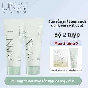 UNNY CLUB | Sữa Rửa Mặt Kiểm Soát Dầu Chứa Axit Salicylic Làm Sạch Sâu