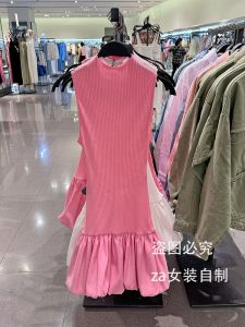 Váy Dệt Kim Không Tay Cổ Tròn Phong Cách Mới Mùa Hè Cho Nữ Váy Phồng Váy Midi Váy Ngắn Váy Chữ A Váy Chữ a