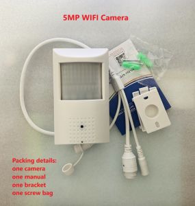 Tuya Smart WiFi IP Camera PIR Style Invisible Indoor Security Monitor Night Vision Audio 2MP 5MP Pin hole Surveillance Tuya APP