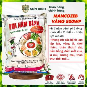 thuốᴄ trừ nấm Mancozeb Ấn Độ Vua nấm bệnh trừ thối trái thán thư rỉ sắt nấm hồng cây trồng lúa cà phê sầu riêng bưởi
