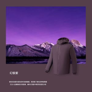 Mens Lightweight Cotton Jacket Outdoor Fleece Windbreaker Anti-Cold Coat Slim Fit Long Sleeve Hooded Zipper Closure Solid Color