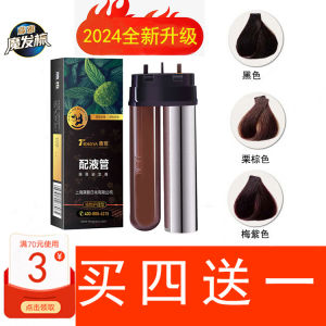 FengYa Plant-Based Foam Hair Dye Black Plum Purple Chestnut Brown Buy Four Get One Free Sixth-Generation Colorant Tube