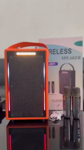 ลำโพงบลูทูธ รุ่น SK-2071 ฟรีไมค์ลอย2ตัว กำลังขับ20W เสียงเบสแน่น รองรับAUX TF USB ปรับเสียงไมค์ได้ มีสายหิ้วพกพาสะดวก หุ้มหนักอย่างดี ลำโพงเบสแน่น ลำโพงบลูทูธ รุ่น SK-2071 ฟรีไมค์ลอย2ตัว กำลังขับ20W เสียงเบสแน่น รองรับAUX TF USB ปรับเสียงไมค์ได้ มีสายหิ้ว