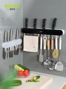Kitchen Corner Storage Rack Strong Adhesive Hooks Shelf Multi-Functional Plastic Storage Organizer for Utensils And Spices
