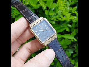 Jam tangan second / bekas Orient quartz GP tank gold plated dgn black snow dial made in japan