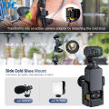 JJC Clod Shoe Mount Adapter for DJI Osmo Pocket 3 Camera with DJI Pocket 3 Expansion Adapter for DSLR Hot Shoe Mount Accessories. 