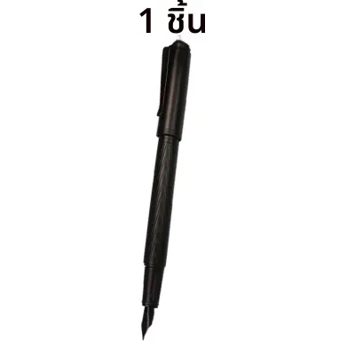 Creative คุณภาพสูง Black Warrior Fountain ปากกา 0.5 มม.ไทเทเนียมปากกาอุปกรณ์สํานักงานโรงเรียน Smooth Writing Ink ปากกาเครื่องเขียน