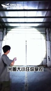 SmilingShark รุ่น3 ไฟฉาย led พร้อมไฟด้านข้างแบบ COB คบเพลิง ซุปเปอร์ไบรท์ ซูมได้ 5โหมดกันน้ำ เหมาะสำหรับตั้งแคมป์