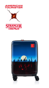 American Tourister Stranger Things Foldable Cabin-Size Luggage with TSA Lock and Handle