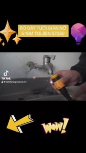 BỘ DÂY TƯỚI GIẢN NỠ 5-15M TOLSEN 57250