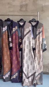 Gamis Elegan Terbaru Printing Premium UP TO LD 140