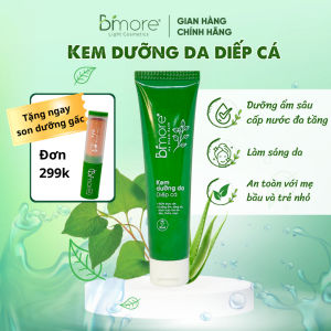 Kem dưỡng ẩm Bimore 100% TP gốc nước cấp nước dưỡng ẩm không dầu không nhờn bết chiết xuất Nha Đam Diếp Cá 30ml