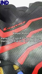 Karpet-Injekan-Pijakan-Alas Kaki-Bordes Karet Honda Vario 125-150 New LED eSP FI-F1 K59J-K60R 2018