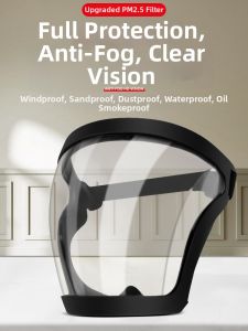 QIAOPIDIANDIAN | Transparent High Definition Anti-Fog Dust-Splash-Wind Sand Protection Welding Safety Goggles