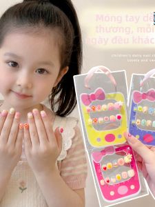 Nhãn Dán Móng Tay Hình Gấu Hoạt Hình 3D Cho Trẻ Em