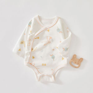 Áo Khoác Cotton Nguyên Chất Cho Bé Trai Và Bé Gái Mùa Xuân Thu Dài Tay Quần Áo Trẻ Em Mặc Liền Thân Thoải Mái Thoáng Khí