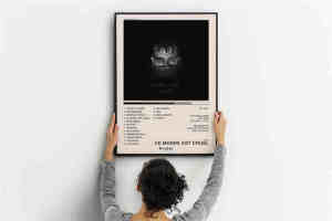 2023 French Pop Rapper Music Album Poster Aesthetics For Wall Art Mural Room Decor Canvas Print Pirture Home Office Hip Hop Band