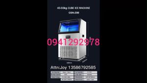 Máy làm đá viên 100kg công suất 300W thùng chứa đá 20kg. Dùng cho các quán cafe trà sữa ăn vặt...