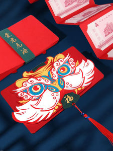Foldable New Year Decoration Red Envelope Pendant Creative Personalized Festive Accessory Small Ornament for Chinese Zodiac