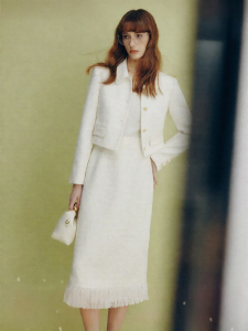 FAMANXUAN | Elegant French Style Short Wool Coat For Women