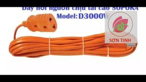 Dây nối nguồn điện chịu tải cao SOPOKA model: D3000W-3M/5M Dây dài 3m 5m tiện dụng