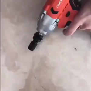 1/2" Square to 1/4" Hex Shank Socket Adapter for Impact Wrench and Ratchet Wrench Quick Release Drill Chuck Converter TOLUS