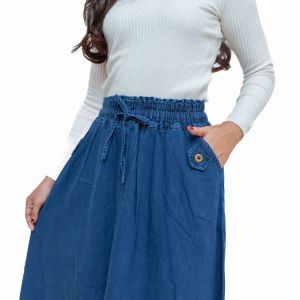 Solacol - Rok Jeans Rawis Ukuran All size