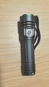 Super Bright LED Flashlight USB Rechargeable Long Range Torch Aluminum Alloy Tactical Handlamp Outdoor Camping Lantern