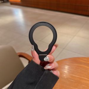 Ultra-Thin Adhesive Metal Phone Stand Desk Top Holder Lightweight Mobile Phone Bracket Vertical Horizontal Placement