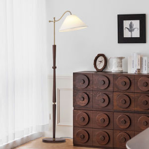 American Style Floor Lamp Reading Light Study Ambiance Bedroom Side Table Lamp Vintage Mid-Century Modern Home Decor