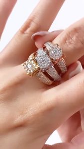 HABIB POLARIS | Tapered Halo Diamond Ring in 750/18K Yellow Gold 23772