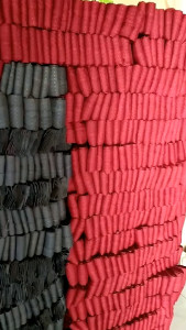 Gorden sidu plisket pintu kamar tidur / gorden jendela polos panjang 200cm model kawat s