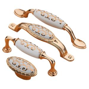 INNDUN | European Luxury Gold Ceramic Handles