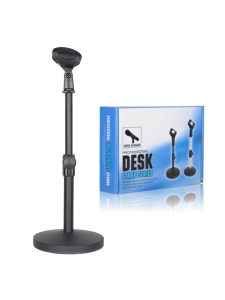 Weighted Base Desktop Metal with Mic Clip Holder Adjustable Microphone Stand for Condencer Microphone