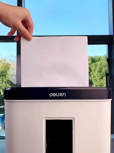 Deli A4 Electric Paper Shredder Machine Heavy Duty Shredder Machine 12L Automatic Paper Shredder